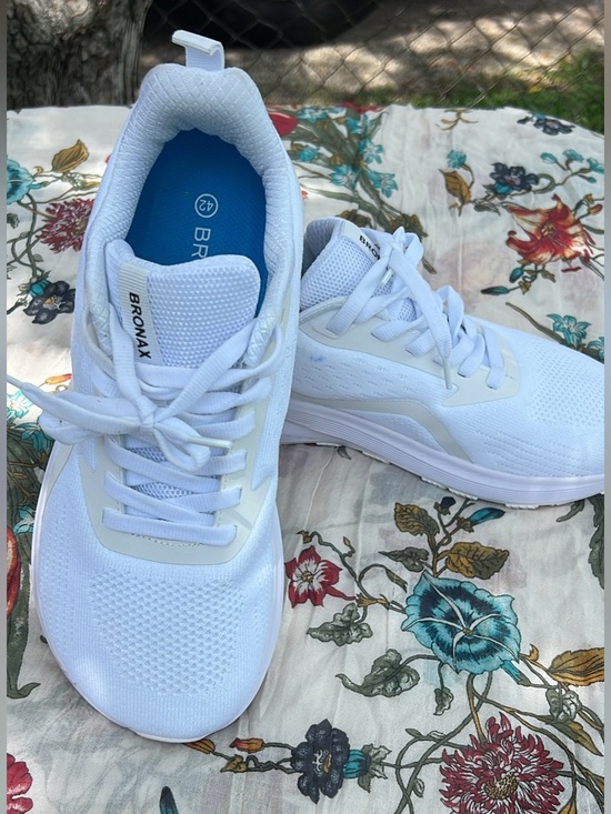 Bronx Shoes - Bronx White Mesh Athletic Sneakers wide toe s 71